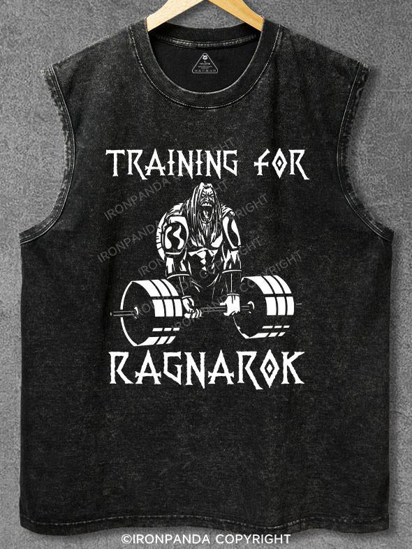 viking warrior workout Washed Gym Tank