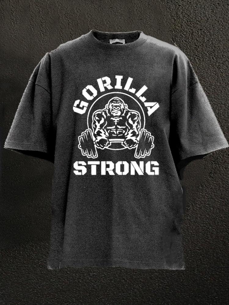 gorilla strong Washed Gym Shirt