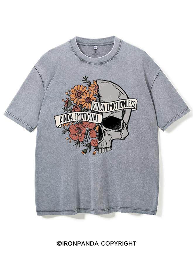 KINDA EMOTIONAL KINDA EMOTIONLESS VINTAGE GYM SHIRT
