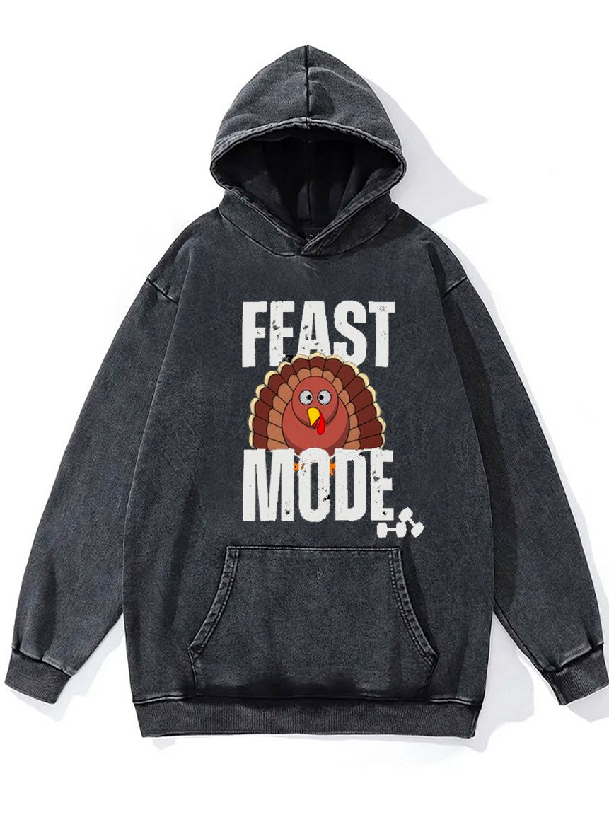 Feast mode Washed Gym Hoodie