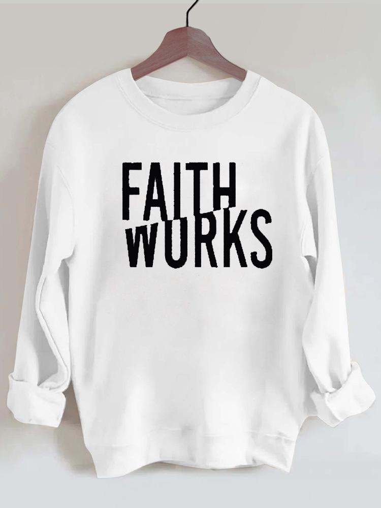 Faith Works Vintage Gym Sweatshirt