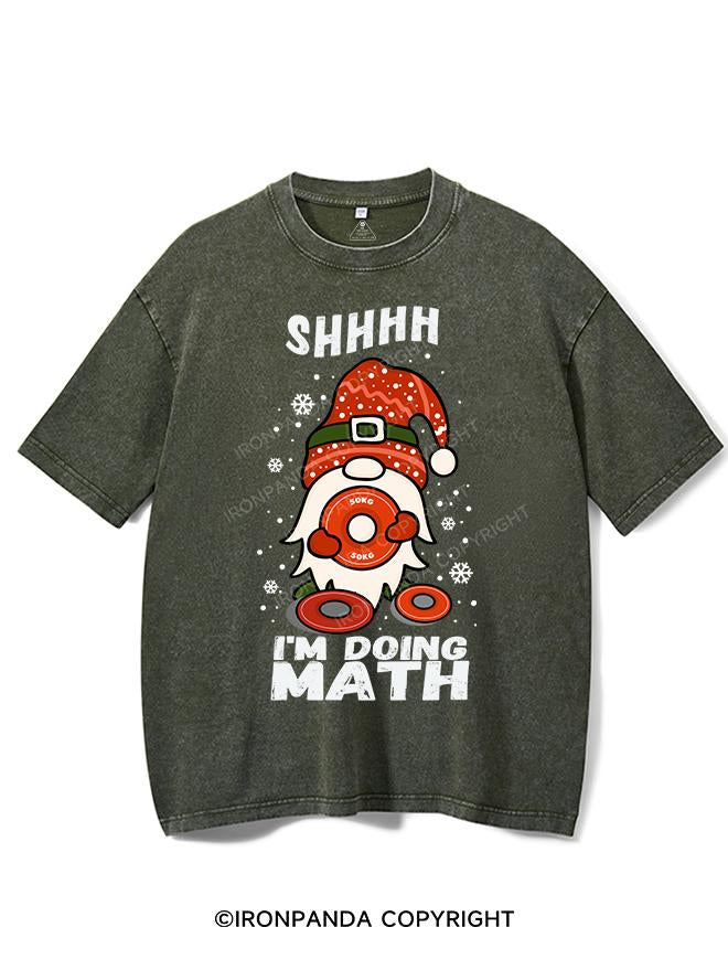 SHHHH I'M DOING MATH GOBLIN VINTAGE GYM SHIRT