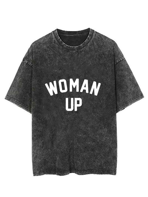 Woman Up Vintage Gym Shirt