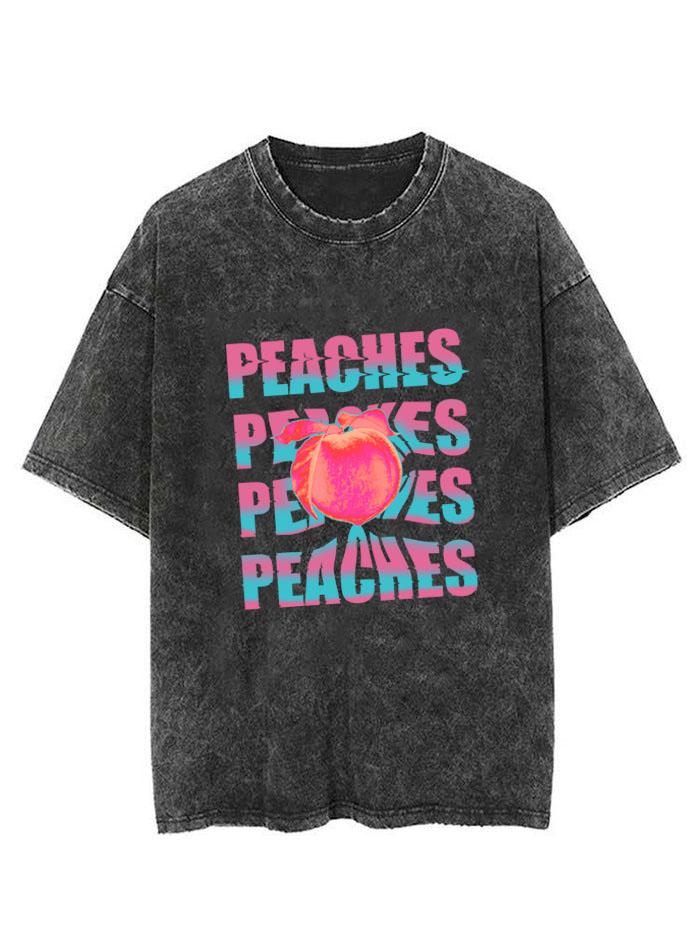 PEACHES VINTAGE GYM SHIRT