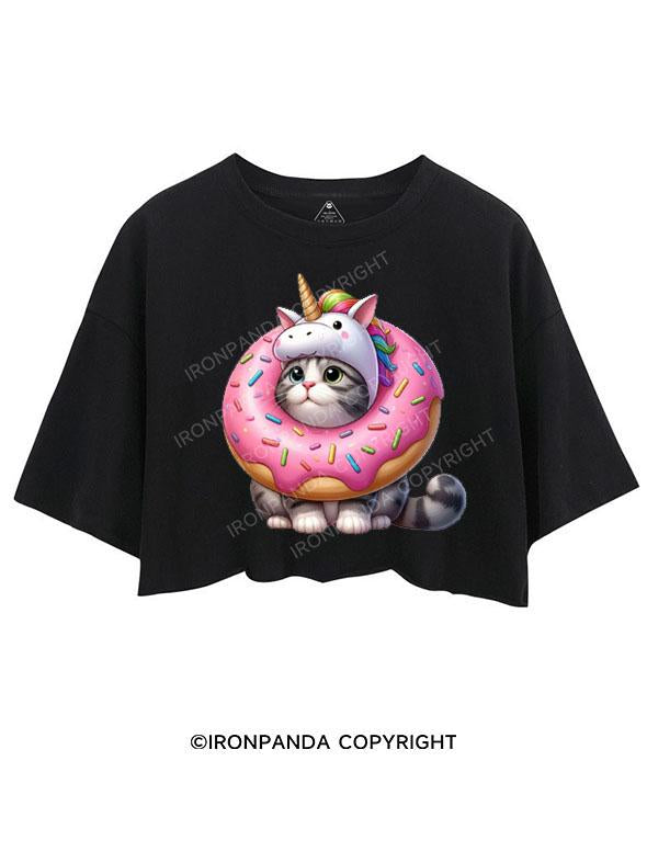DONUT CAT, UNICORN HAT CROP TOPS
