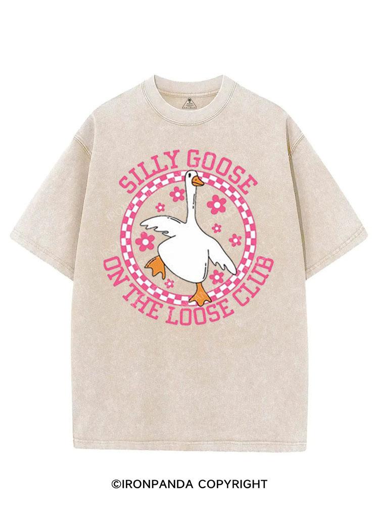 SILLY GOOSE ON THE LOOSE CLUB VINTAGE GYM SHIRT