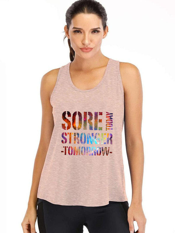 Strong Tomorrow Loose Ironpanda Women Fitness Tank