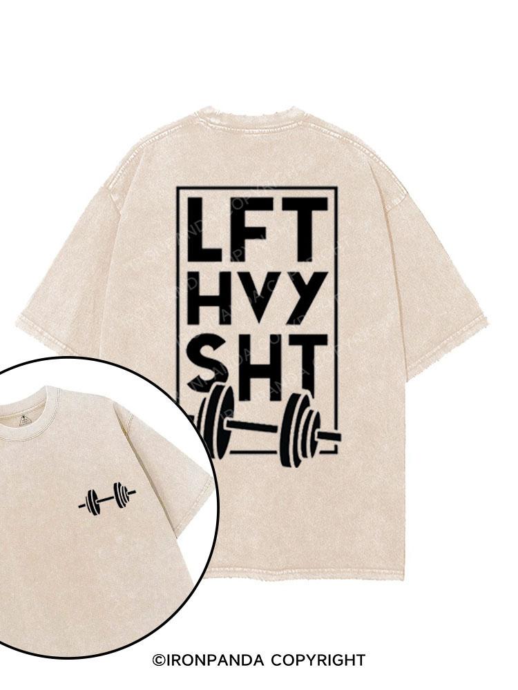 LFT HVY SHT printed Gym Shirt