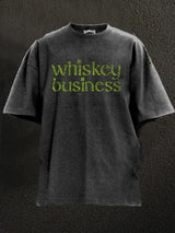 whiskey business Washed Gym Shirt