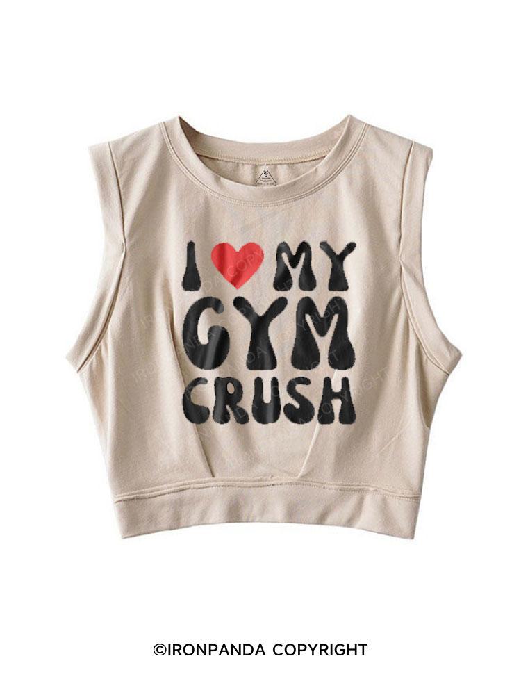 Gym Crush SLEEVELESS CROP TOPS