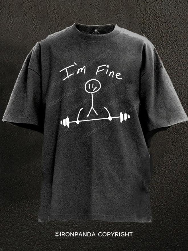 Stick Figure Deadlifting and Losing His Arms Washed Gym Shirt