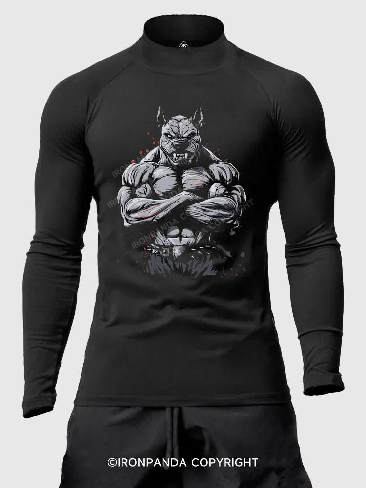 Dominate Your Workout Men's Fitted Mock