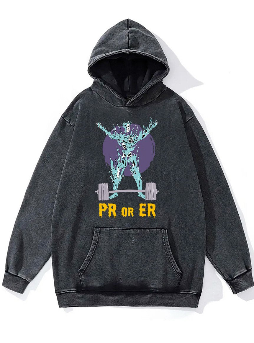 pr or er Washed Gym Hoodie
