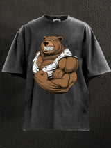 Angry Bear Washed Gym Shirt