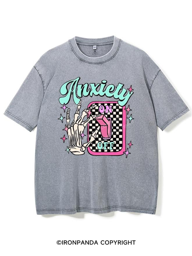 TURN OFF THE ANXIETY VINTAGE GYM SHIRT