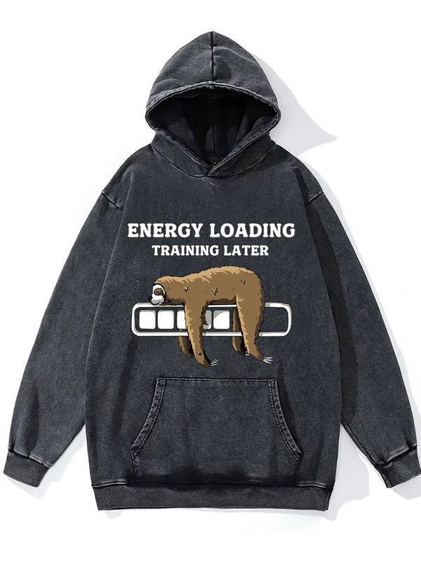 Energy Loading Washed Gym Hoodie