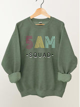5AM Squad Club Vintage Gym Sweatshirt