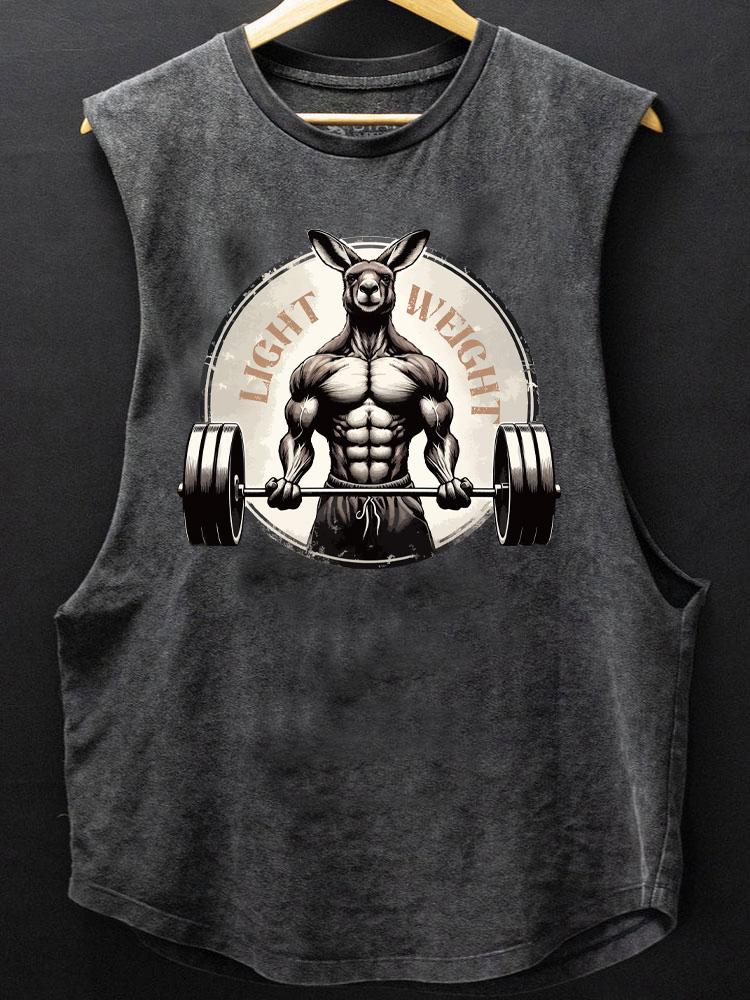light weight weightlifting kangaroo SCOOP BOTTOM COTTON TANK