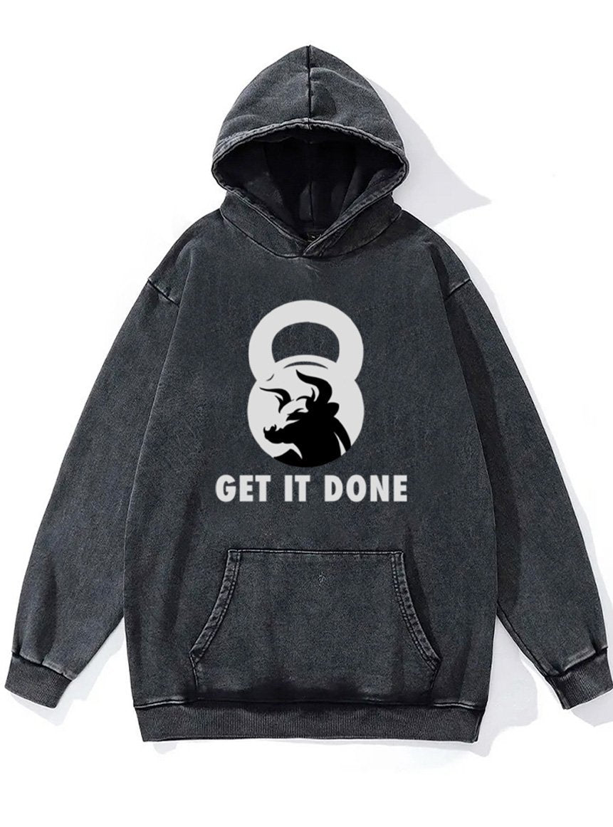 get it done Washed Gym Hoodie