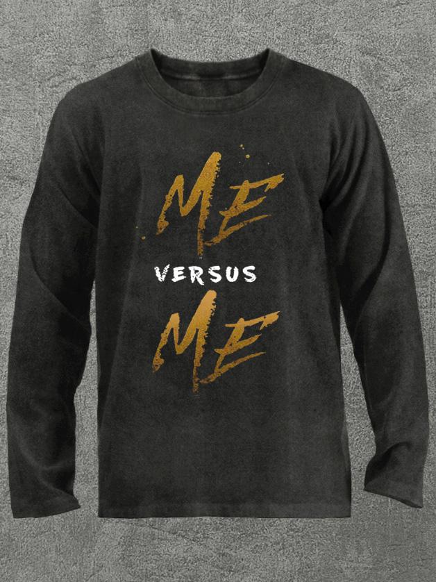me versus me Washed Gym Long Sleeve Shirt