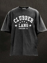 CLUBBER LANG CHICAGO IL Washed Gym Shirt
