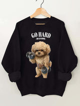 Go hard or go home Vintage Gym Sweatshirt