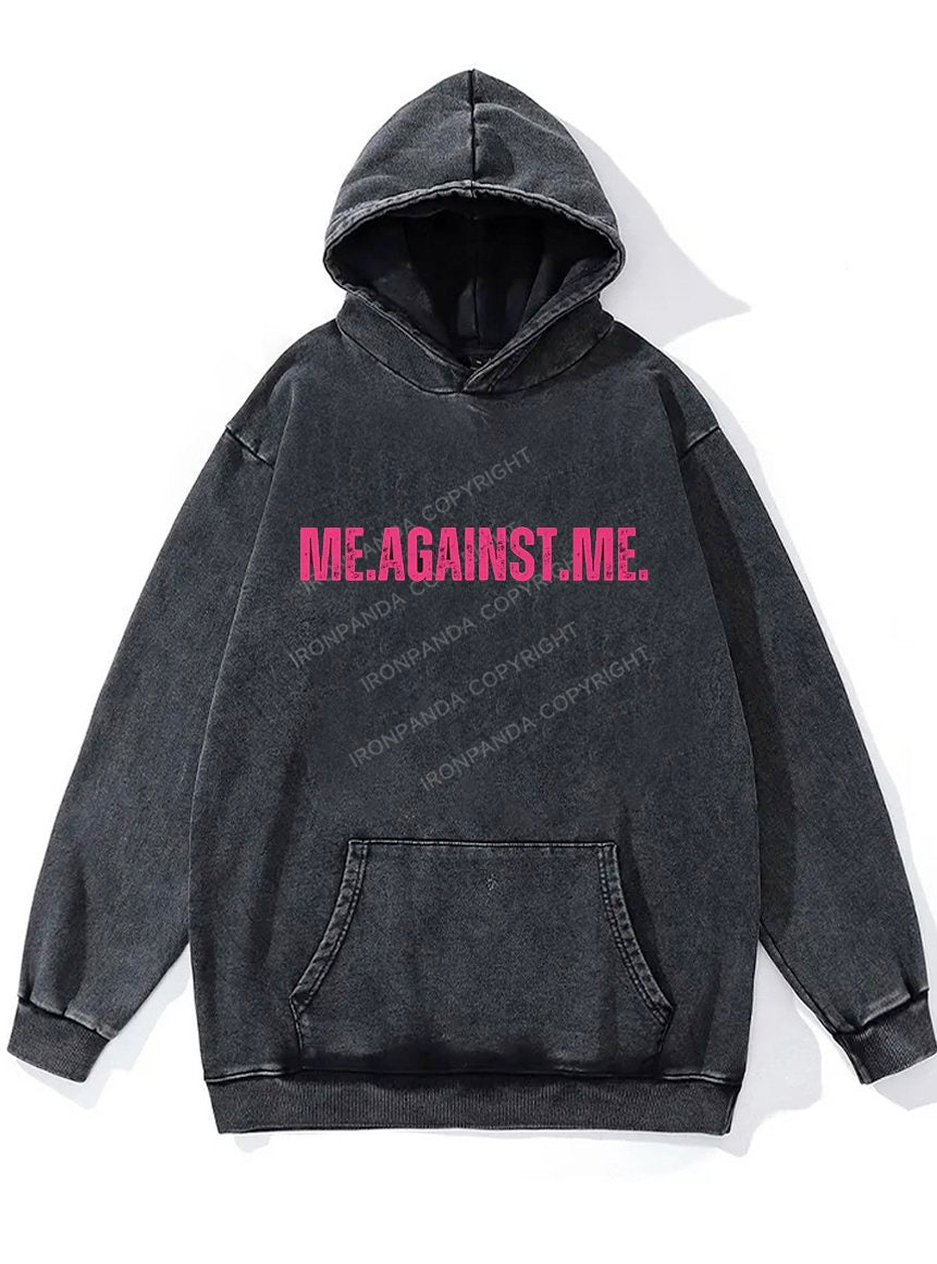 Me Against Me WASHED GYM HOODIE