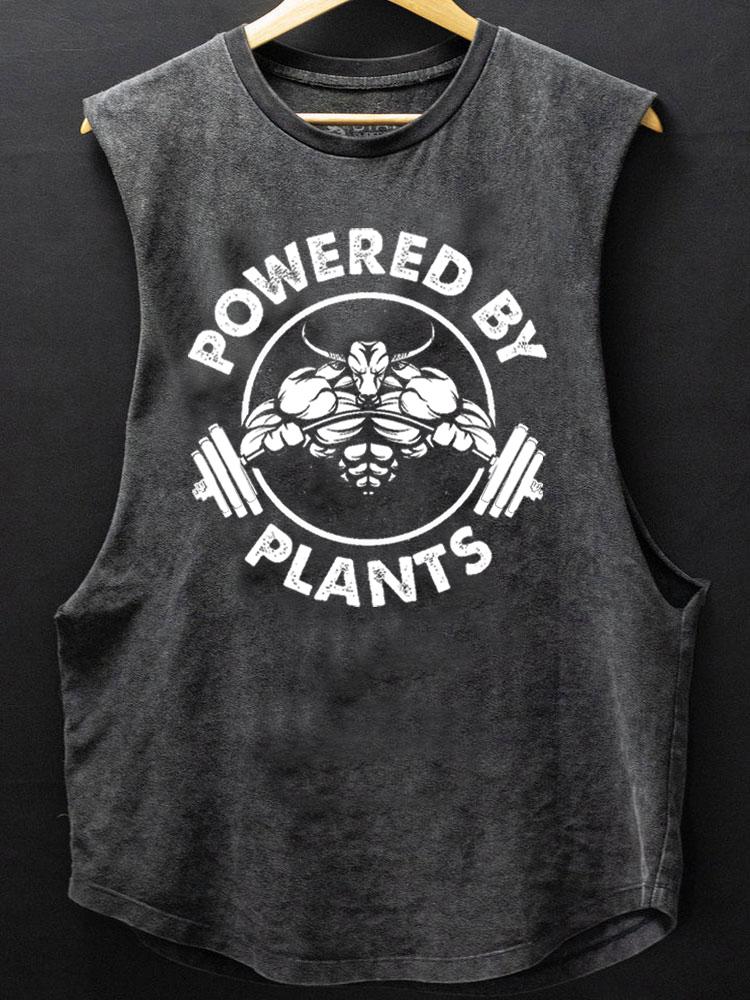 powered by plants bull SCOOP BOTTOM COTTON TANK