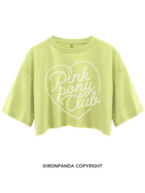 PINK PONY CLUB CROP TOPS