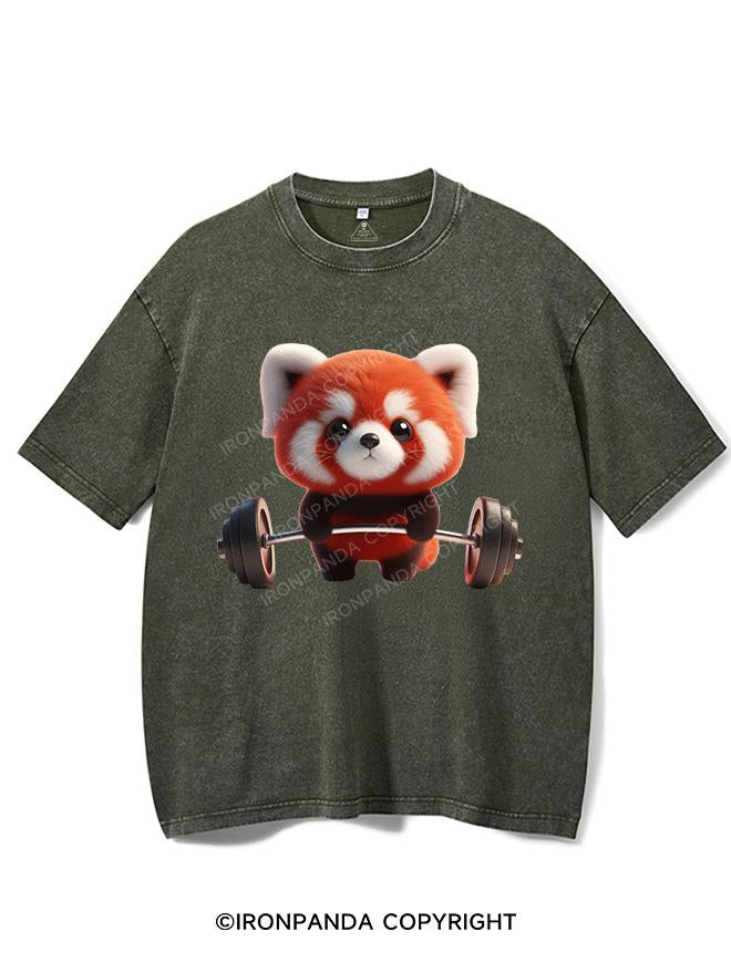 LIFTIN' RED PANDA VINTAGE GYM SHIRT
