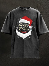 merry fitmas Washed Gym Shirt