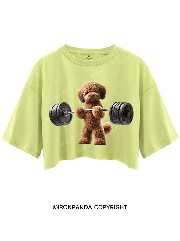 LITTLE PAWS, BIG LIFTS CROP TOPS