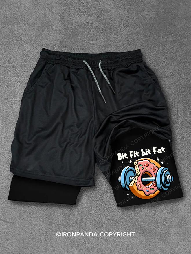 Bit Fit bit Fat Performance Training Shorts
