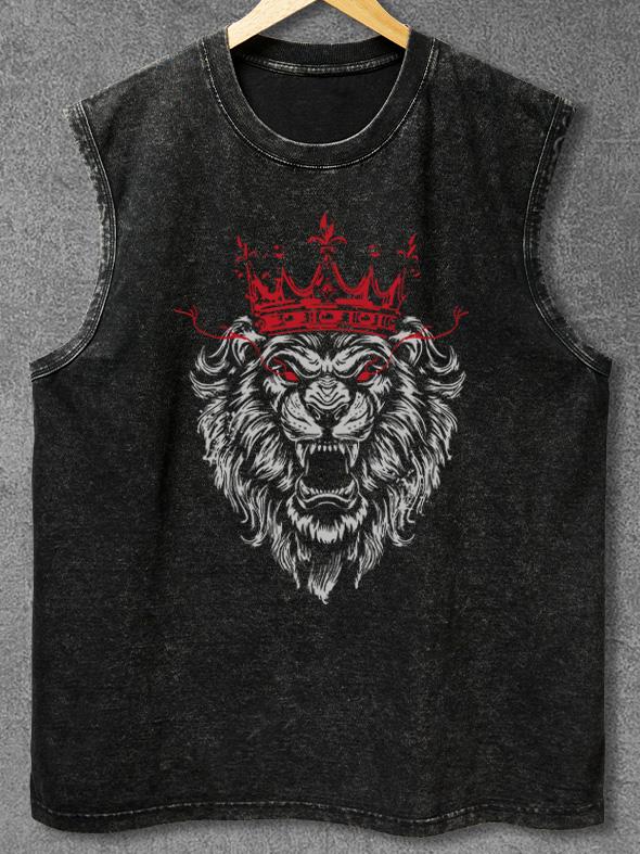 LION KING Washed Gym Tank