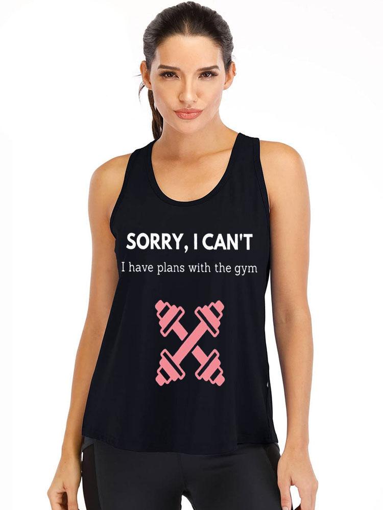I Have Plans With the Gym Cotton Gym Tank