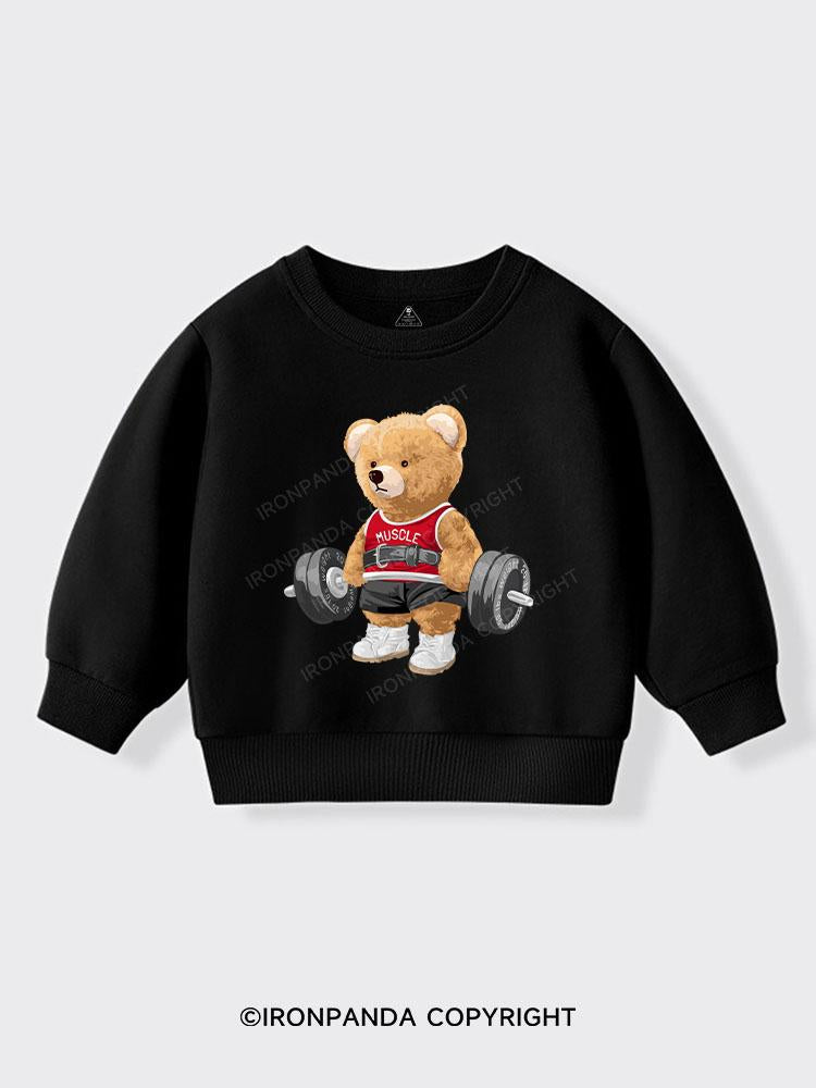 EXERCISE BEAR Kids Sports Sweatshirt