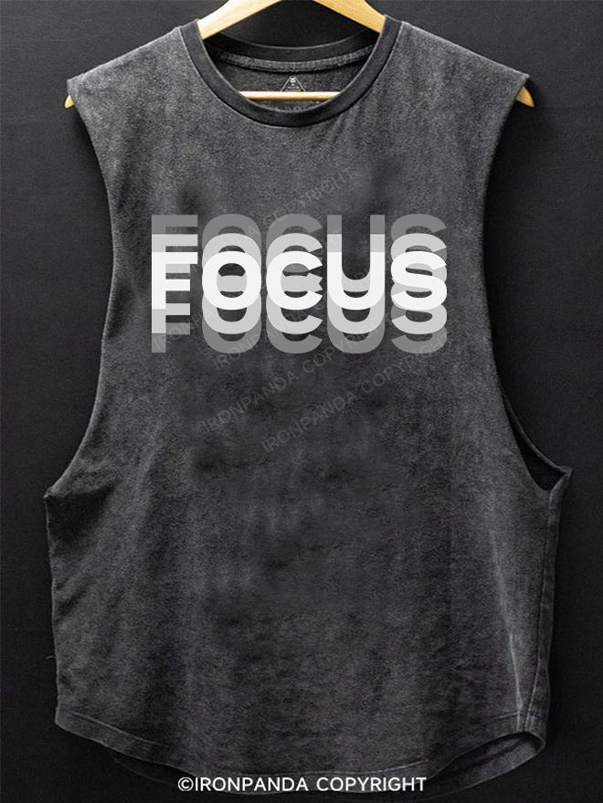 FOCUS SCOOP BOTTOM COTTON TANK
