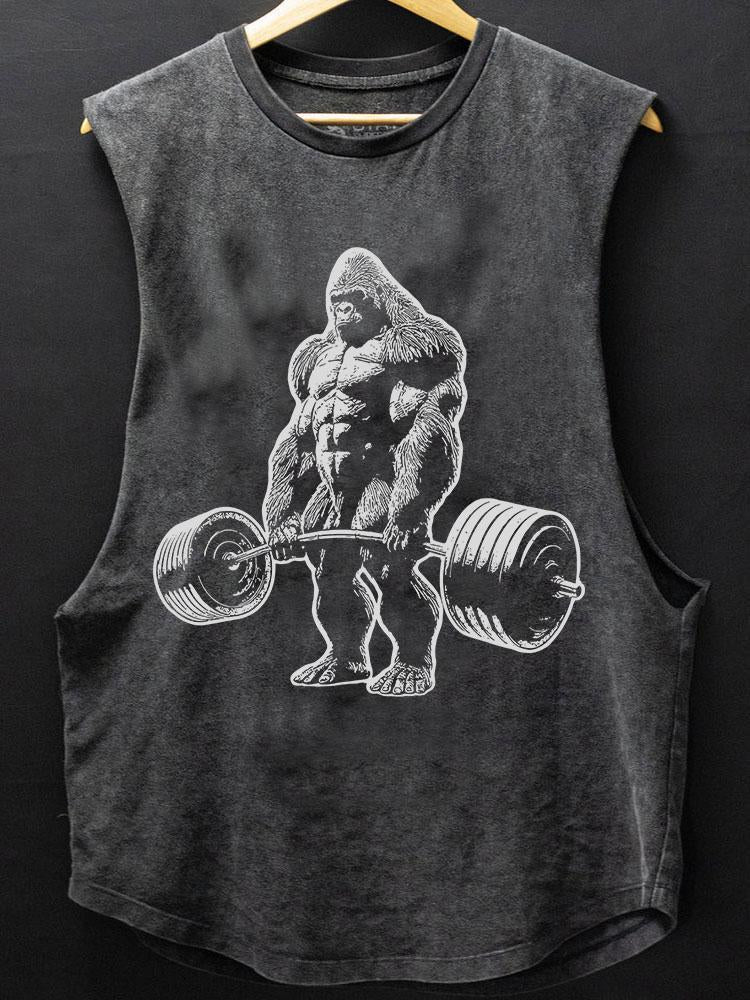 Weightlifting Gorilla BOTTOM COTTON TANK
