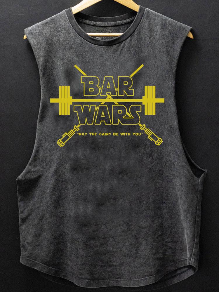 bar wars SCOOP BOTTOM COTTON TANK