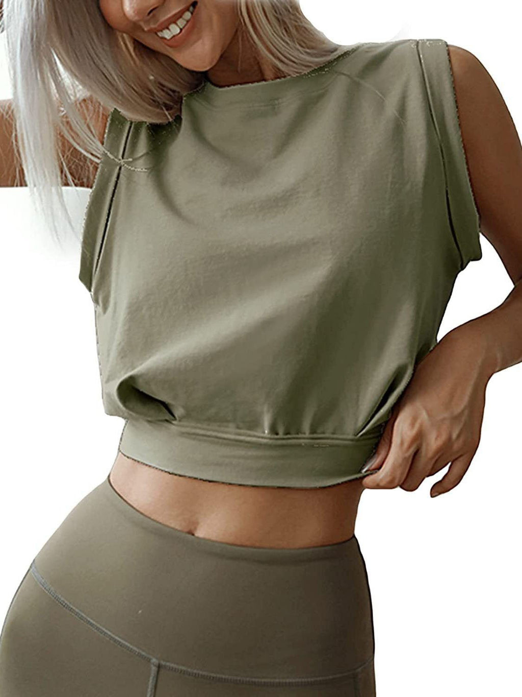 IronPandafit Sleeveless Crop Tops for women For Sale