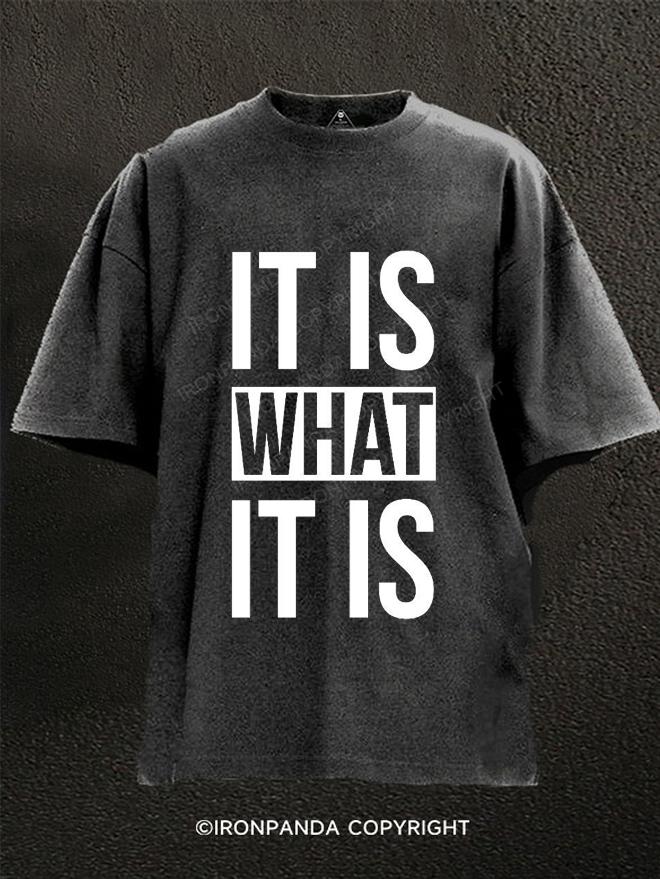 what it is Washed Gym Shirt