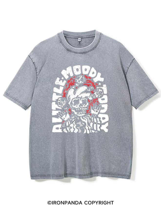 A LITTLE MOODY TODAY VINTAGE GYM SHIRT
