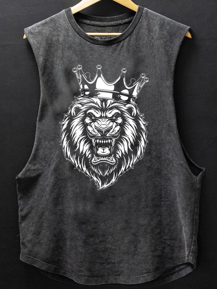 lion king SCOOP BOTTOM COTTON TANK