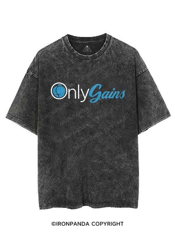 Only Gains VINTAGE GYM SHIRT