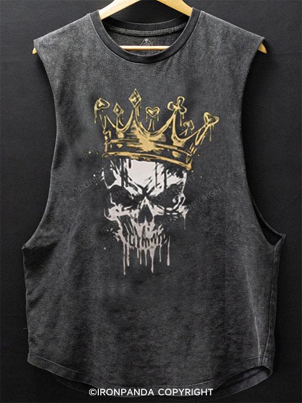 Skull Graphic SCOOP BOTTOM COTTON TANK