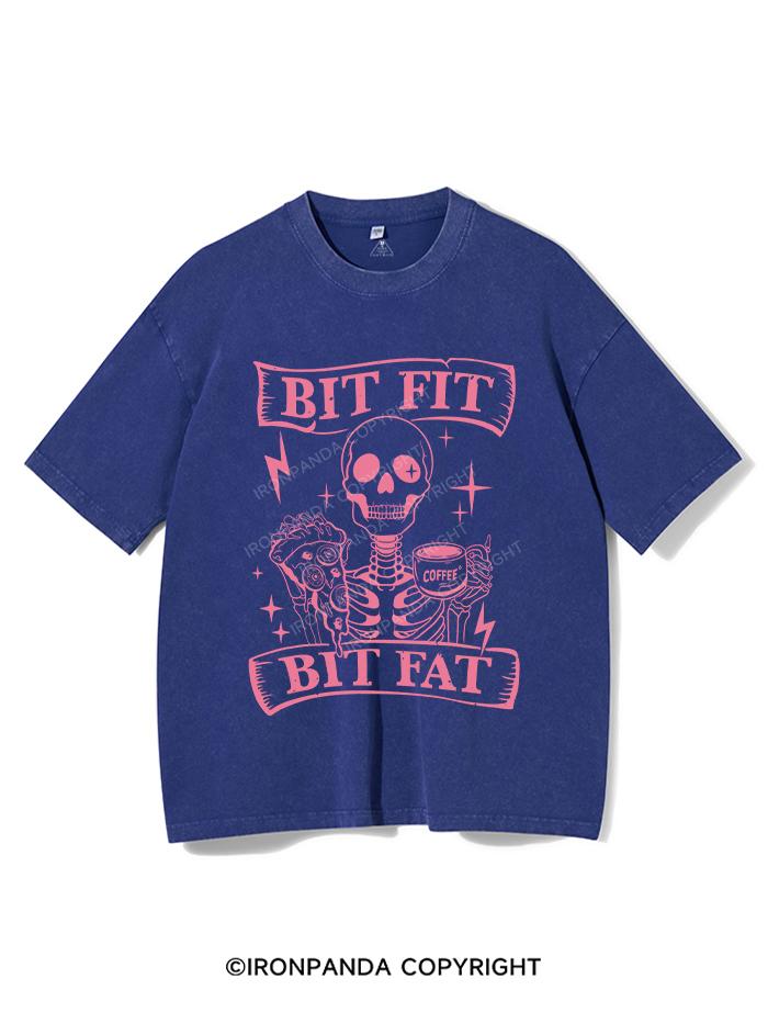 BIT FIT BIT FAT VINTAGE GYM SHIRT