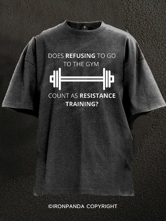 Resistance Training Washed Gym Shirt