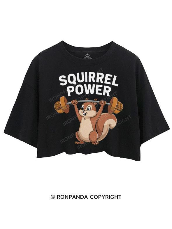 SQUIRREL POWER CROP TOPS