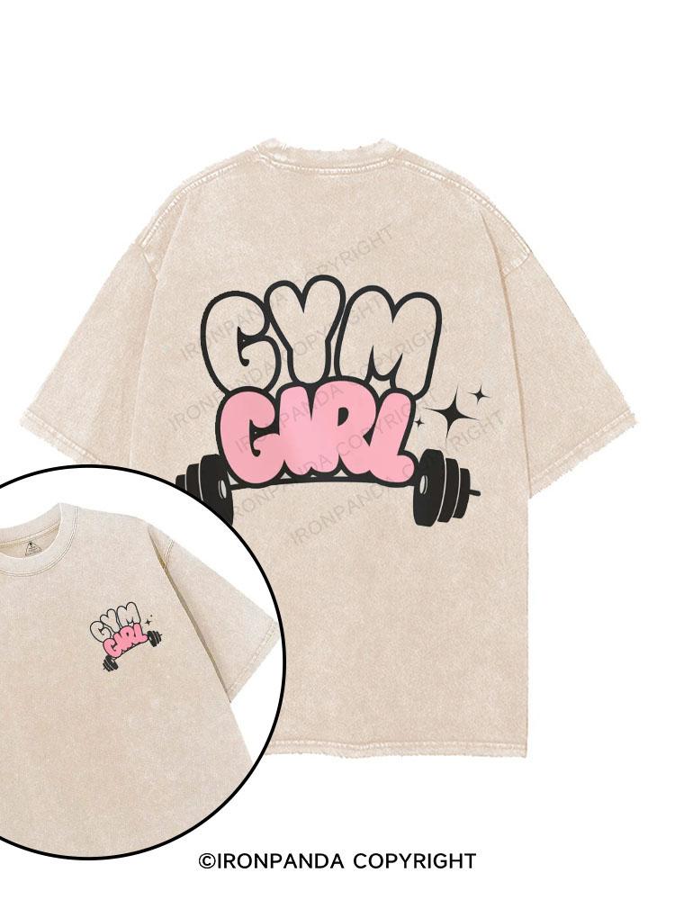 Gym Lady printed Gym Shirt