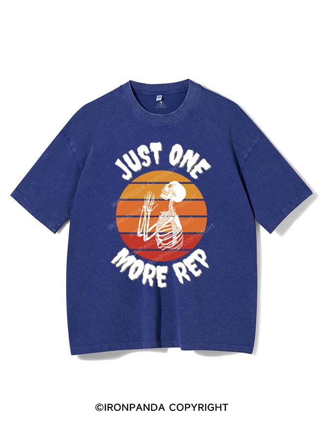 JUST ONE MORE REP VINTAGE GYM SHIRT